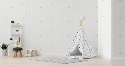 Gray Embossed Wallpaper – Calming Backdrop (8916-1)